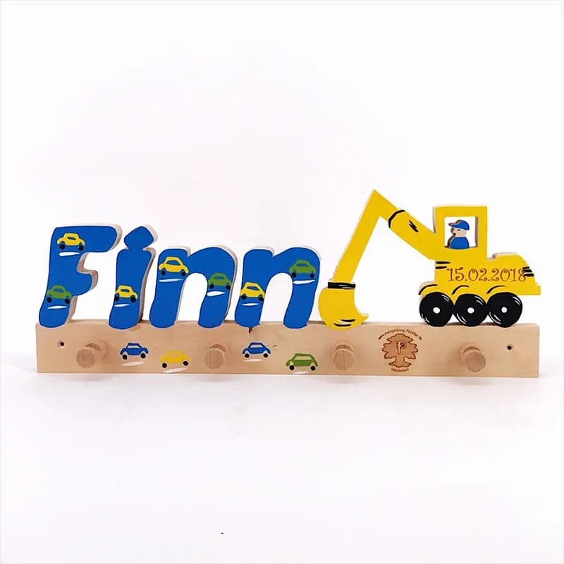 Wooden toy Pfeiffer coat rack Finn